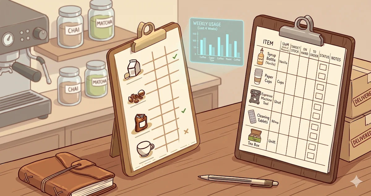 Free Coffee Shop Inventory Template — Download the CSV